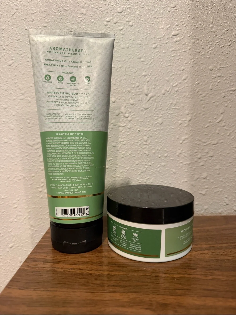 Bath & Body Works Aromatherapy Eucalyptus + Spearmint Body Wash & Body Butter